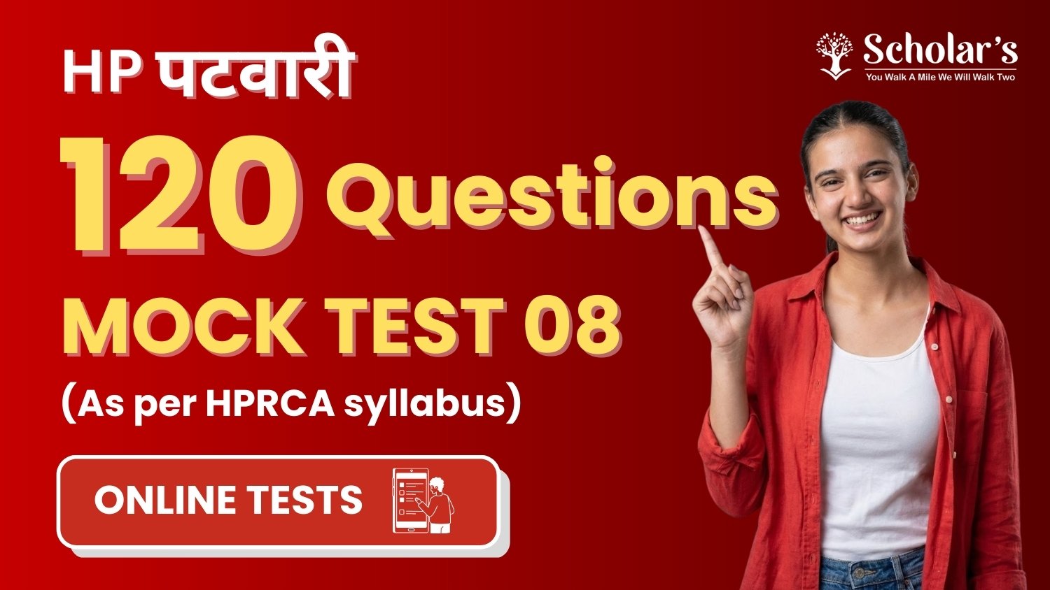 HP Patwari — Mock Test 08