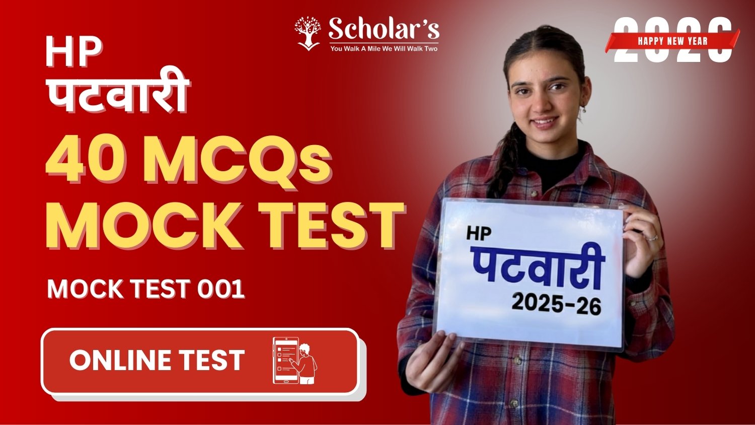 HP Patwari — 40 MCQs Mock Test 01